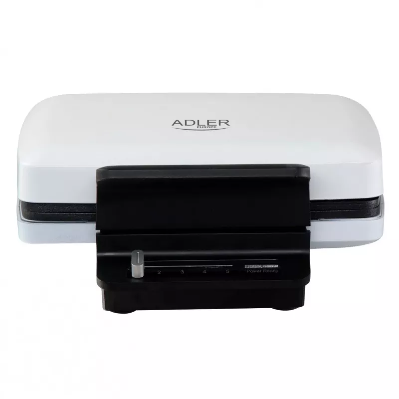 Waffeleisen Adler AD 3085 — 1200 W, 2 rechteckige Waffeln 9×13 cm, einstellbare Temperatur, Antihaftplatten