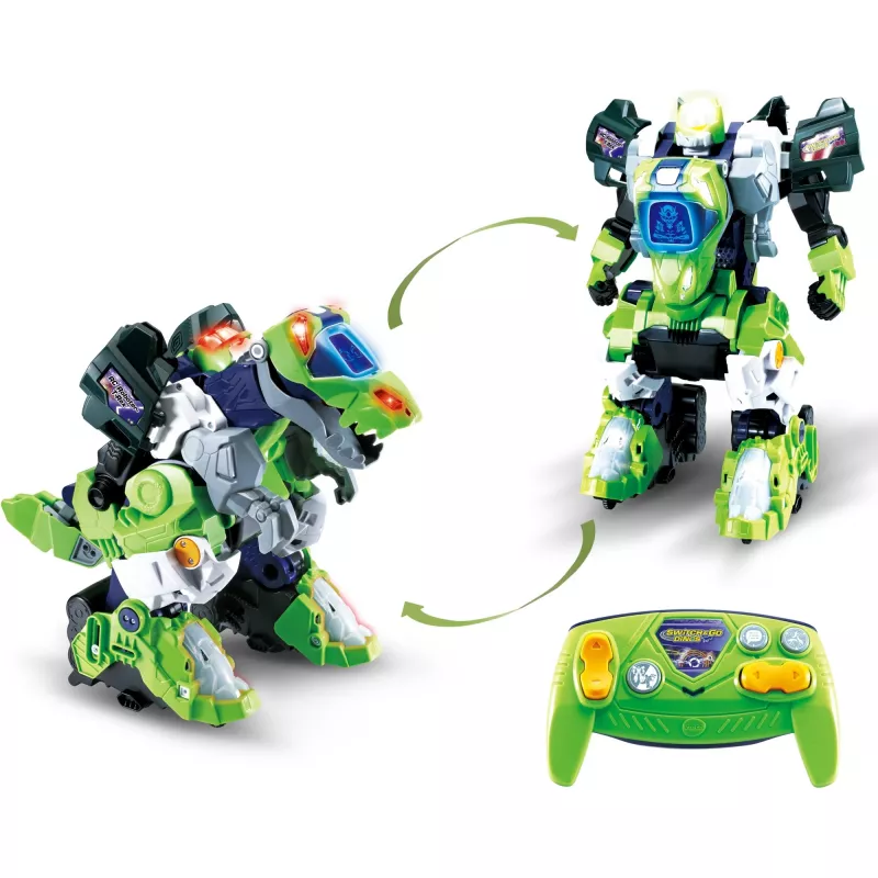 Ferngesteuerter Dinosaurier-Spielzeug VTech Switch & Go Dinos T-Rex, verwandelt sich zwischen Dino und Fahrzeug, für Kinder