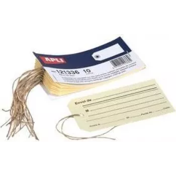 Gepäckanhänger agipa 63 x 115 mm bedruckbar mit Kordel Modell 121336