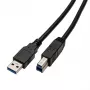 USB-A-auf-B-Kabel Captiva 80292, 2 m, schwarz
