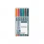Marker Staedtler 311 WP6 6 Stück Schwarz Blau Braun Grün Orange Rot