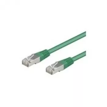 Wentronic Goobay CAT 5e Patchkabel, F/UTP, Grün, 5 m - CCA-Kupfergemisch (50183)