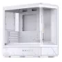 Jonsbo D200 weißes mATX Mid-Tower-Gehäuse mit gehärtetem Glas und Mini Temp-Anzeige