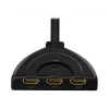 LogiLink - Video-/Audio-Splitter/Switch - 3 x HDMI - Desktop