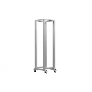 19 Zoll Open Rack LANBERG 42U, Tiefe 800 mm, Breite 600 mm, grau
