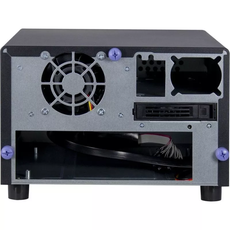 Inter-Tech SC-2100 - Small Form Factor (SFF) - PC - Schwarz - Mini-ITX - Stahl - Aktivität - Alarm - HDD - Netzwerk - Strom (88887285)