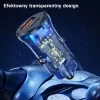 Autoladegerät usams CC164CC01 30W mit 1×USB-A und 1×USB-C für schnelles Laden
