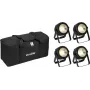 LED-PAR-Lichterset EUROLITE 20000950 – 4x COB-LEDs, inklusive Softbag