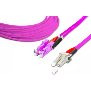 Lightwin hochwertiges Duplex LWL Patchkabel - MM OM4 - LSH - LC (LDP-50 LSH-LC 2.0 OM4)