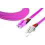 Lightwin hochwertiges Duplex LWL Patchkabel - MM OM4 - LSH - LC (LDP-50 LSH-LC 2.0 OM4)