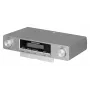 Baustellenradio BLAUPUNKT KR12SL — FM Digitaltuner, 0,8 W RMS, LCD-Anzeige, AC 110–240 V, Batterie-Backup (2×AA), Silber