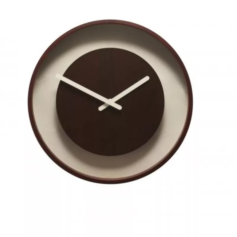 NeXtime Uhr 3047 Color Change, Ø28 cm, Wand, Braun