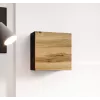 Cama Wohnzimmer-Schrankset VIGO 22 schwarz/Wotan-Eiche