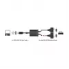 Serielles Kabel DeLOCK 63950 USB 2.0 Typ-A 2 x RS-232 DB9 Schwarz 0,6 m