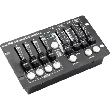 LED DMX Controller EUROLITE DMX LED EASY Operator 4x4 4 Kanäle, kompakter 4-Kanal-Lichtcontroller