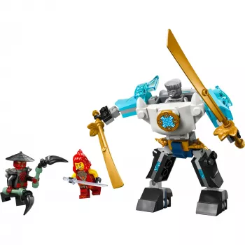 LEGO NINJAGO Set 71827 Zanes Kampfanzug-Mech, 92 Teile, 2 Minifiguren, Höhe 100 mm, Alter 6+