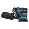 Makita DBO480Z tragbarer Schwingschleifer, Exzenterschleifer, 14000 OPM, Schwarz, Blau, 210 W