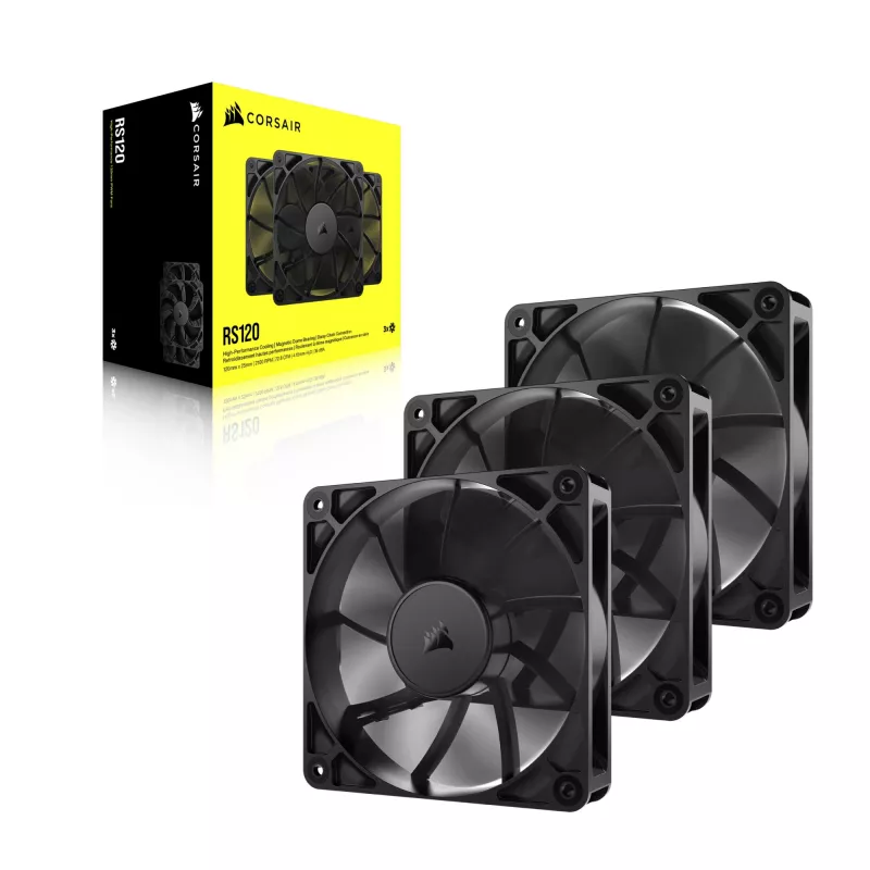 Fan Corsair RS120 12 cm Schwarz 420-2100 RPM 3 Stück
