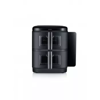 Fritteuse SEVERIN FR 2468 S-Fry Duo Stack 2-in-1 Kochkapazität, Dualkorb-Design