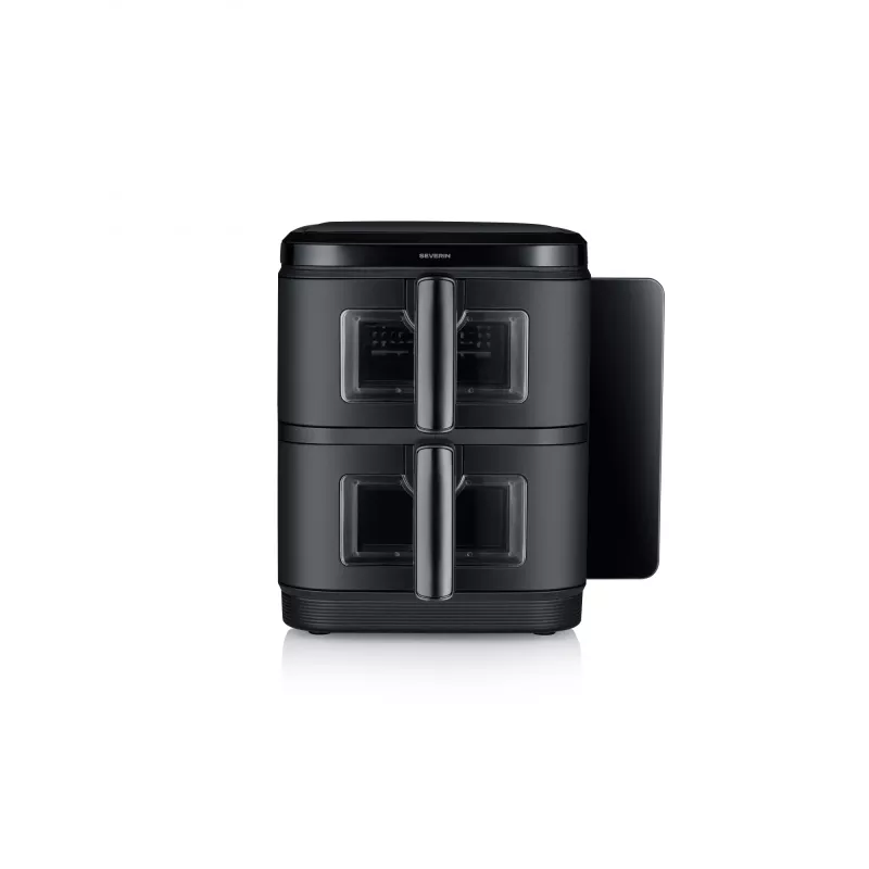 Fritteuse SEVERIN FR 2468 S-Fry Duo Stack 2-in-1 Kochkapazität, Dualkorb-Design