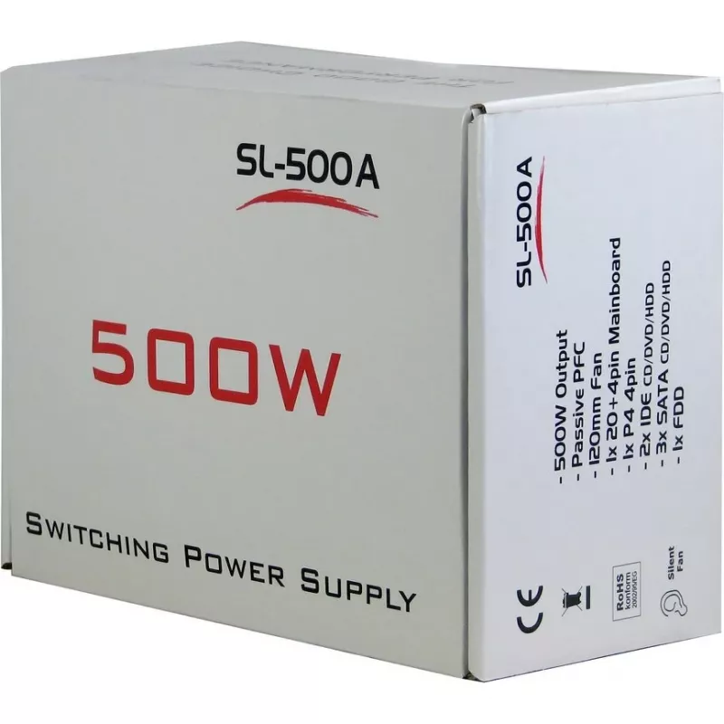 Netzteil Inter-Tech SL-500W(A) 500W ATX nicht-modular