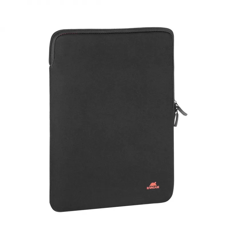 RIVACASE Antishock 5221 MacBook 13 Sleeve, vertikal, schwarz, Doppelreißverschluss