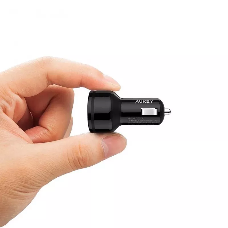 CC-T8 ultraschneller Autoladegerät 2xUSB 3.0 6A 36W + Micro-USB-Kabel 1m
