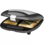 Sandwichmaker Rommelsbacher ST 1410 — 4 Sandwiches, 1400 W, antihaftbeschichtete Platten, schwarz/silber