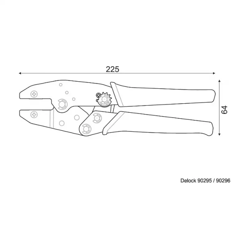 Crimpwerkzeug DeLOCK 90295