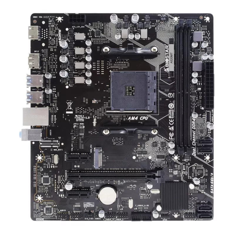 BIOSTAR A520MT AM4 Micro-ATX-Mainboard
