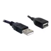 USB 2.0 Verlängerungskabel DeLOCK 82457 0,15 m Schwarz