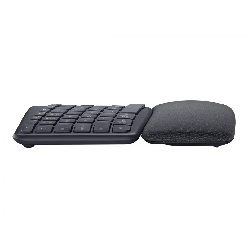 Logitech ERGO K860 - Tastatur - Kabellos - 2,4 GHz, Bluetooth 5.0 - QWERTY - Spanisch - Graphit