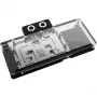 Kühlblock Alphacool Core RX 9070 XT Mercury Transparent Chrome mit Backplate
