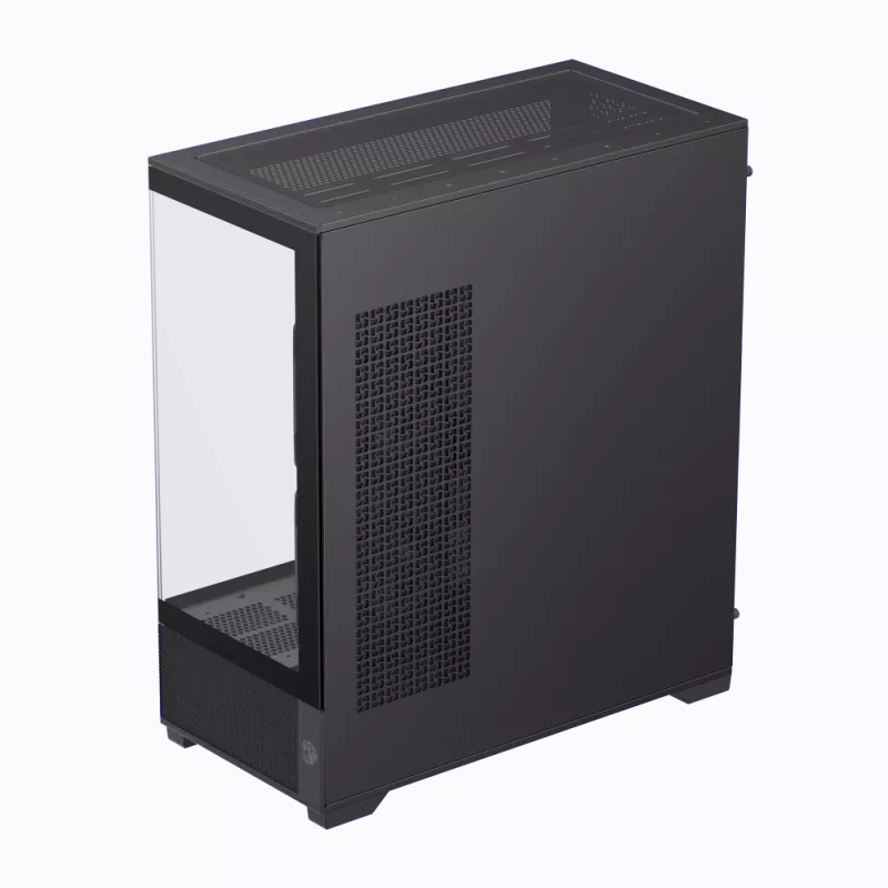 Gamemax Gehäuse | VISTA 2 AB | Schwarz | Midi-Tower | Netzteil nicht enthalten