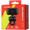CANYON Webcam C3 HD 720p Schwarz