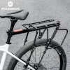 Rockbros 33210004001 schwarzer Fahrradträger mit Ablage
