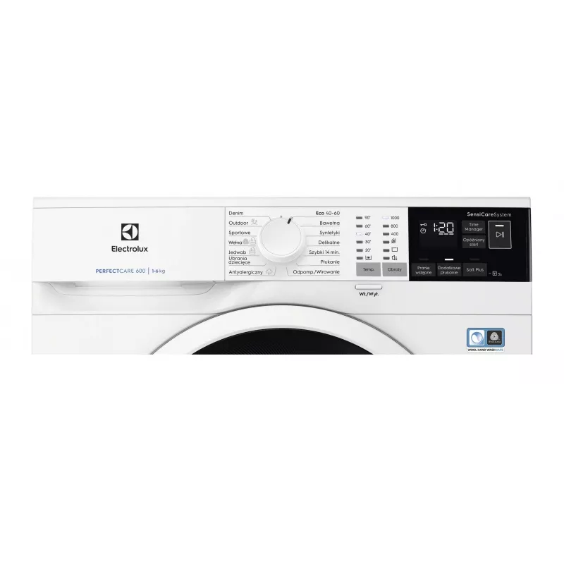 Frontlader-Waschmaschine Electrolux EW6SN406WP — 6 kg, 1000 U/min, 595x843x378 mm, weiß