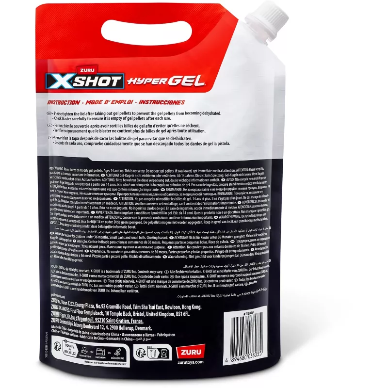XShot HYPER GEL 36810-EN71 Spielzeugwaffenzubehör/Verbrauchsmaterial Nachfüllpack
