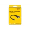 DeLOCK Adapter USB Type-C zu RS-232 D-Sub 9-polig Stecker 0,25 m