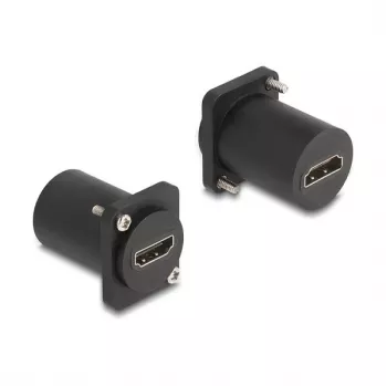 DeLOCK D-Type Modul HDMI 8K 60Hz Buchse zu Buchse mit Schrauben schwarz