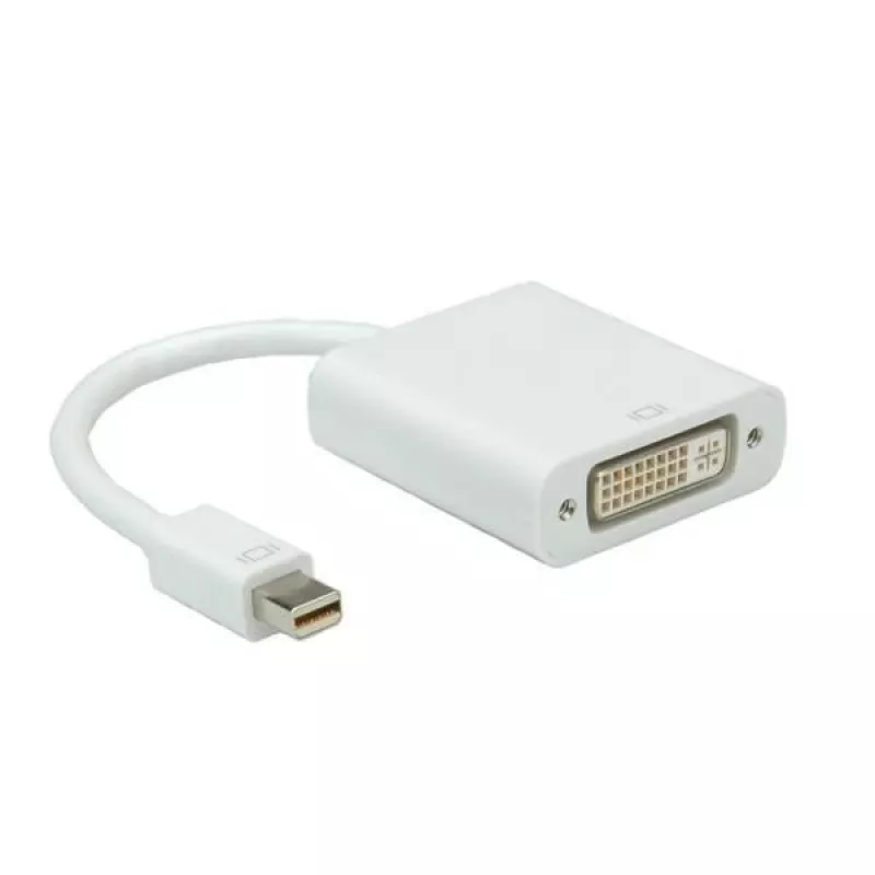 ROLINE Mini DisplayPort-DVI Adapter, Mini DP ST - DVI BU (12.03.3128)