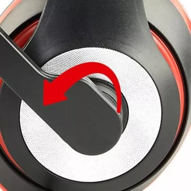 Kabelgebundenes Gaming-Headset GEMBIRD MHS-03-BKRD — binaural, ohrumschließend, 3,5 mm, 1,8 m Kabel, rot/schwarz