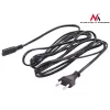 Stromkabel MACLEAN MCTV-809 — 1,5 m, Netzstecker Typ C auf C1-Kupplung, 220–250 V