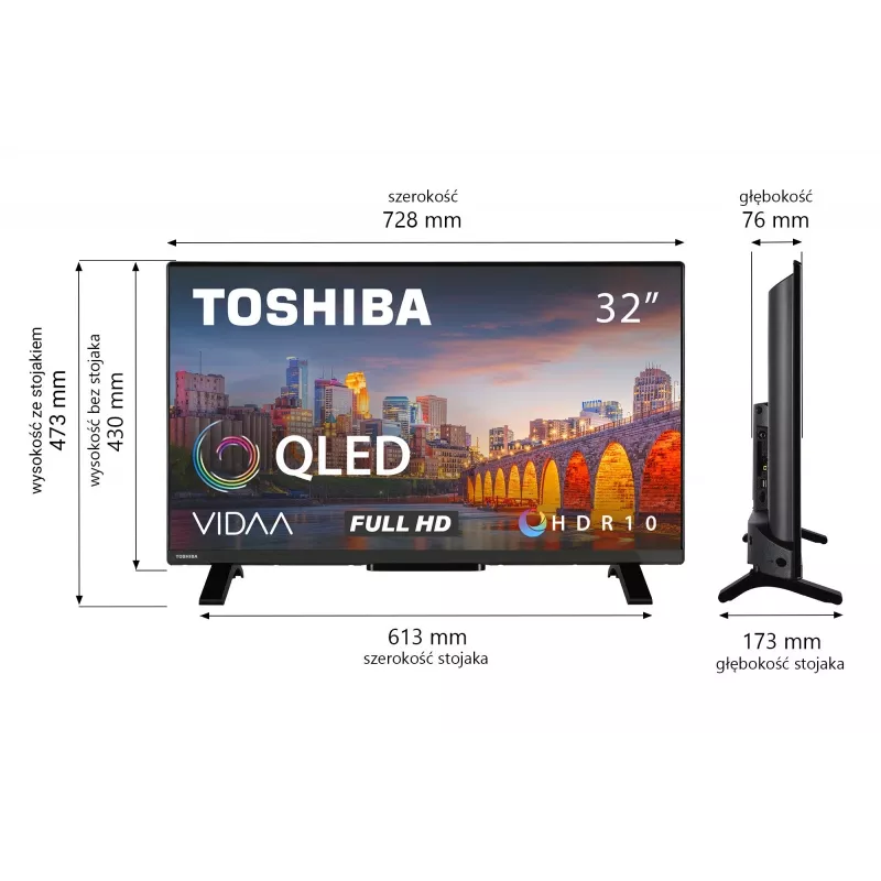 TV QLED 32 Zoll 32QV2F63DG
