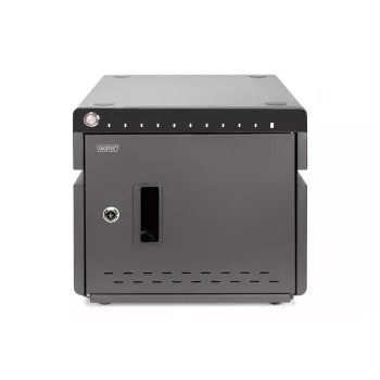 Digitus mobiler Desktop-Ladeschrank für 10 Notebooks/Tablets bis 13 Zoll, UV-C, USB-C