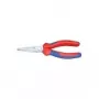 Knipex lange Spitzzange Gesamtl. 140 mm Form 1 Mehrkomponenten-Hüllen