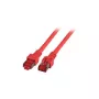 EFB-Elektronik RJ45 Patchkabel Cat.6 S/FTP LSZH Rot 0,15m Hersteller: EFB Elektronik (K5512.0,15)