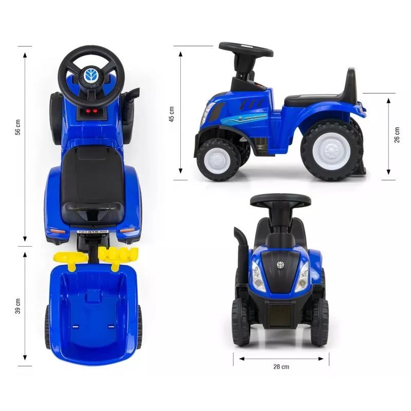 Rutschauto milly mally New Holland T7 Traktor, Modell 27652, blau