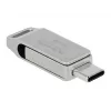 USB-Stick DeLOCK 64 GB USB-C Type-A drehbar Metallgehäuse
