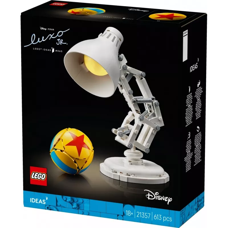 Konstruktionsspielzeug LEGO Ideas Modell 21357 — Luxo Jr., 613 Teile, 290×140×110 mm
